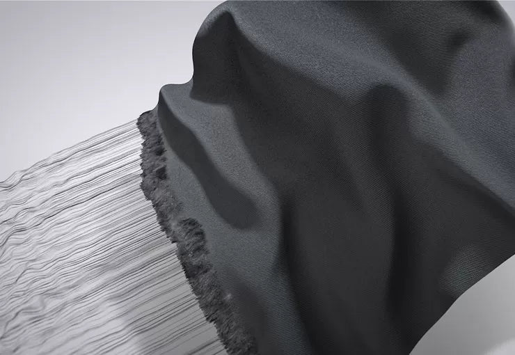 Visual representation of the dope dye used in SRFACE wetsuits