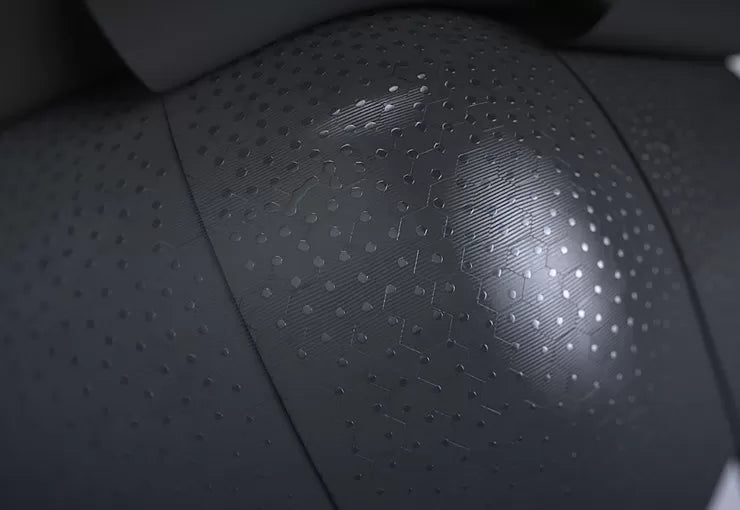 Close-up of a section of wetsuit material