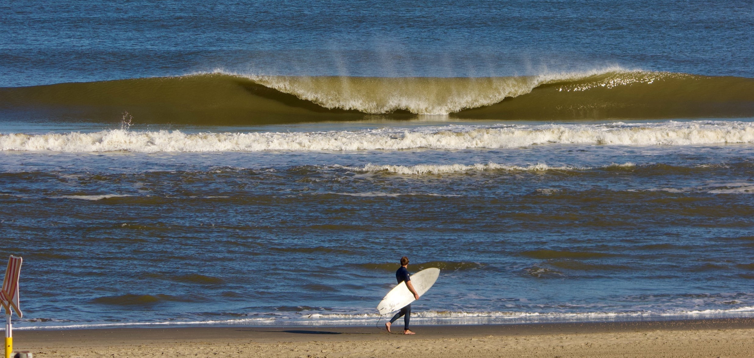 Why the North Sea kept delivering waves this summer