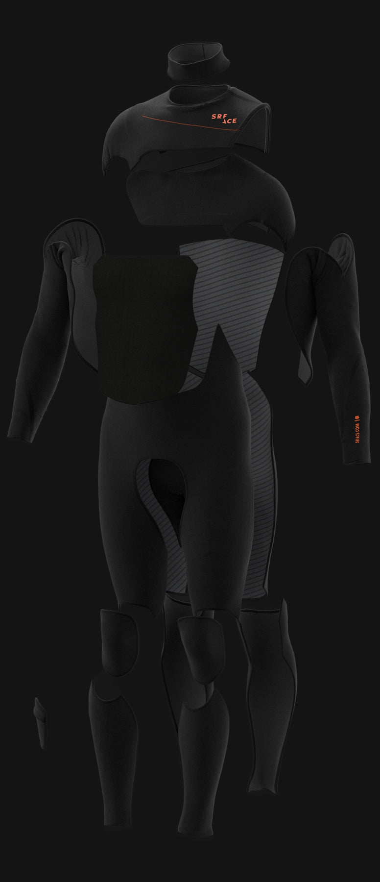SRFACE wetsuit design